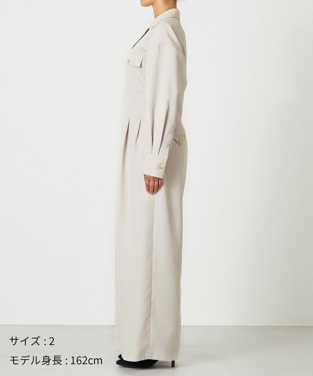 NAVE 【ReNAVE・洗える/UVカット】スパンポリエステル ジャンプスーツ 