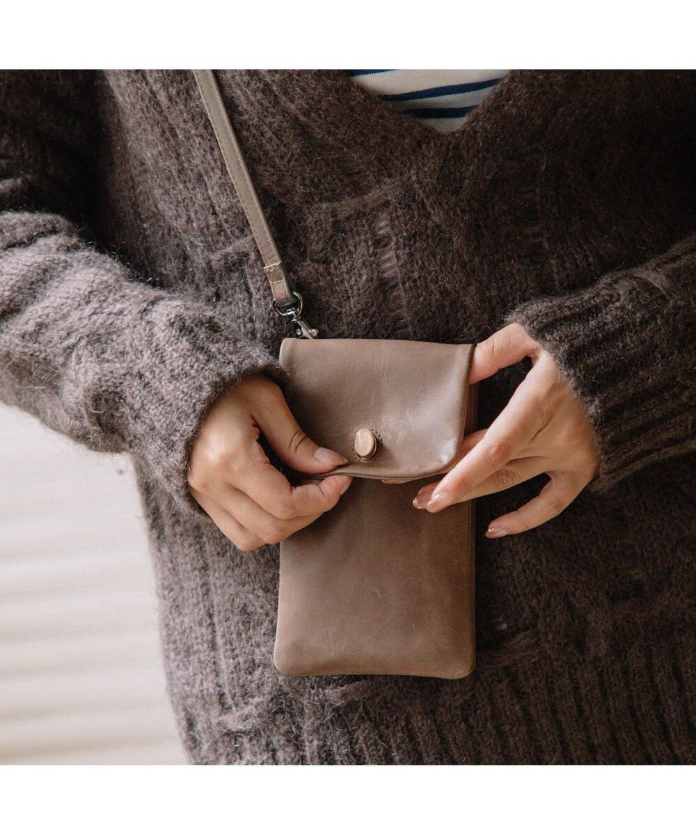 UNBILLION ペルケ perche ジェムストーンヒネリモバイルショルダー 