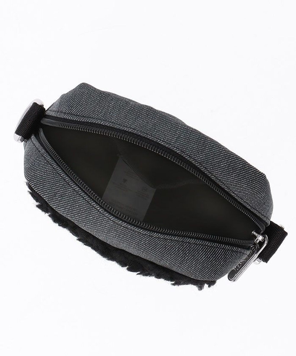 LeSportsac DENIM PHONE CROSSBODY/ブラックデニム/ブラックシェルパ 