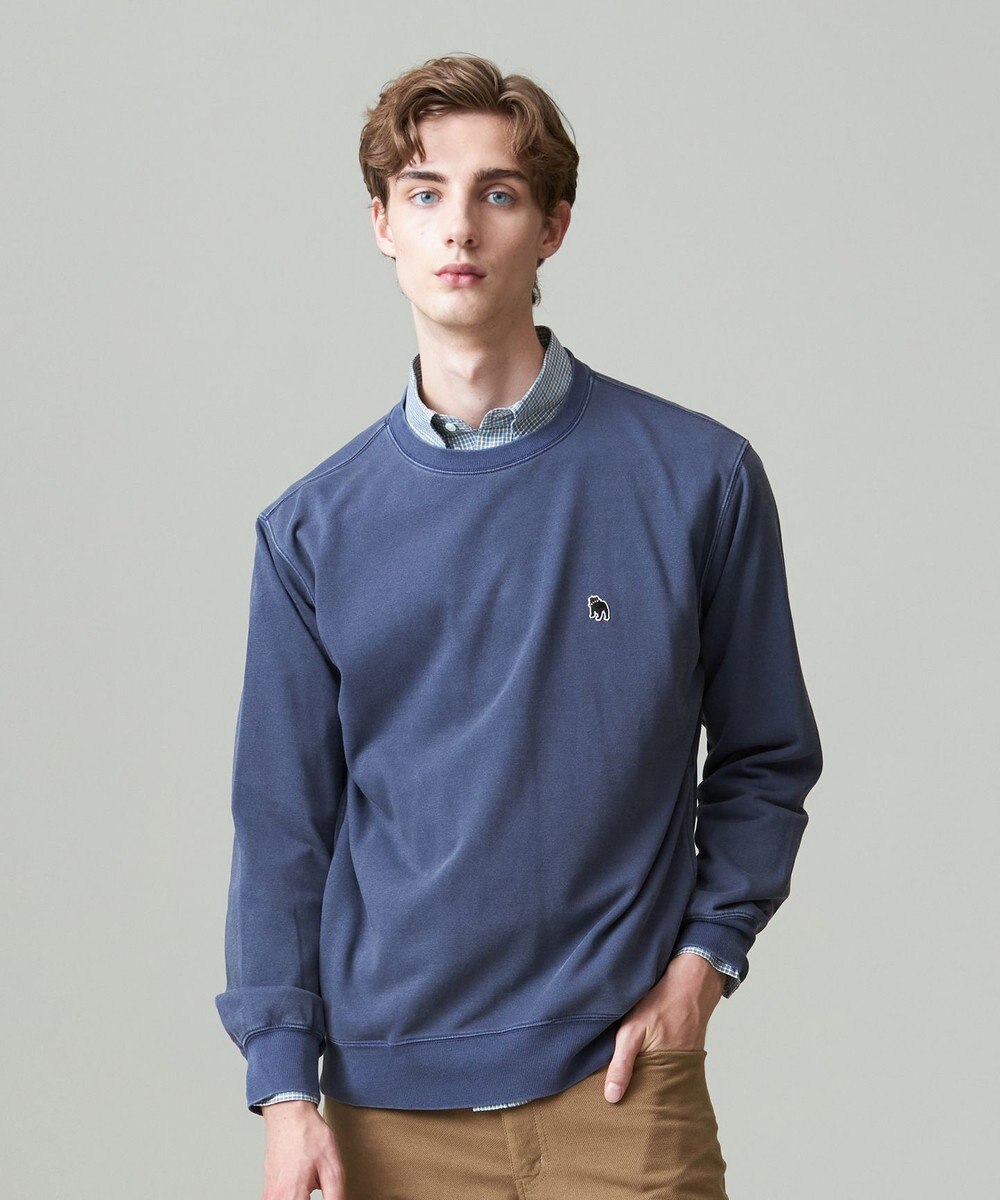 J.PRESS MEN バックブルクルーネック スウェット 