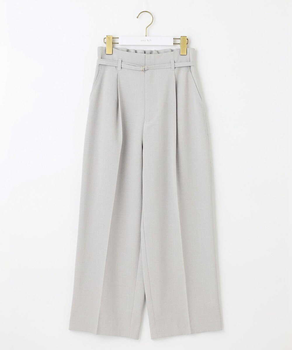 ANY SIS 【セットアップ可】ドライタッチクール ワイドパンツ 