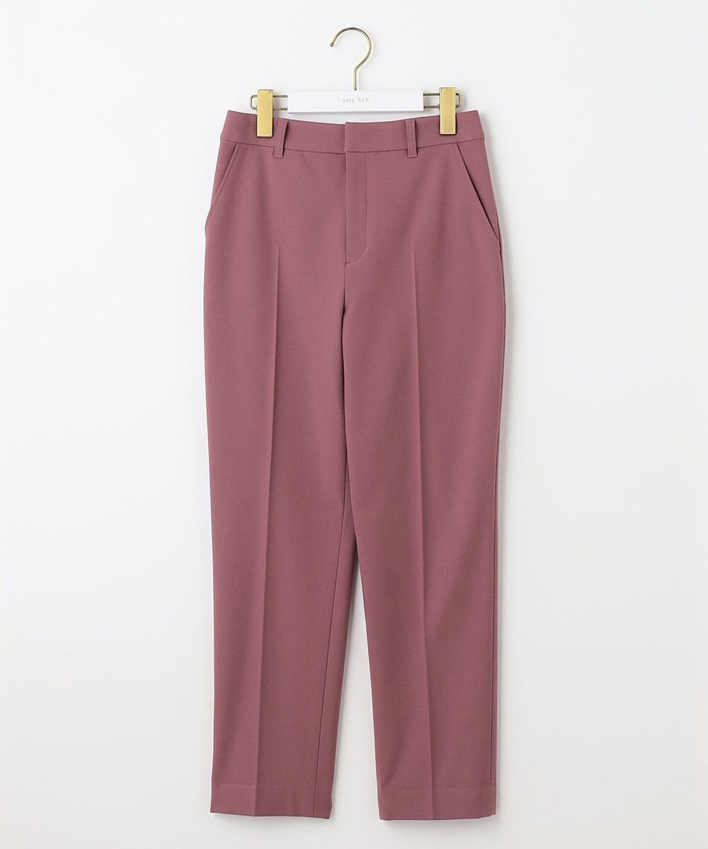 ANY SIS 【保温性あり/洗える】サーモ 2WAYストレッチ テーパード パンツ 