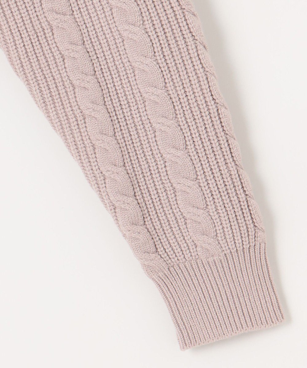 Feroux 【セットアイテム】ケーブルニット×オーガンジースカート 