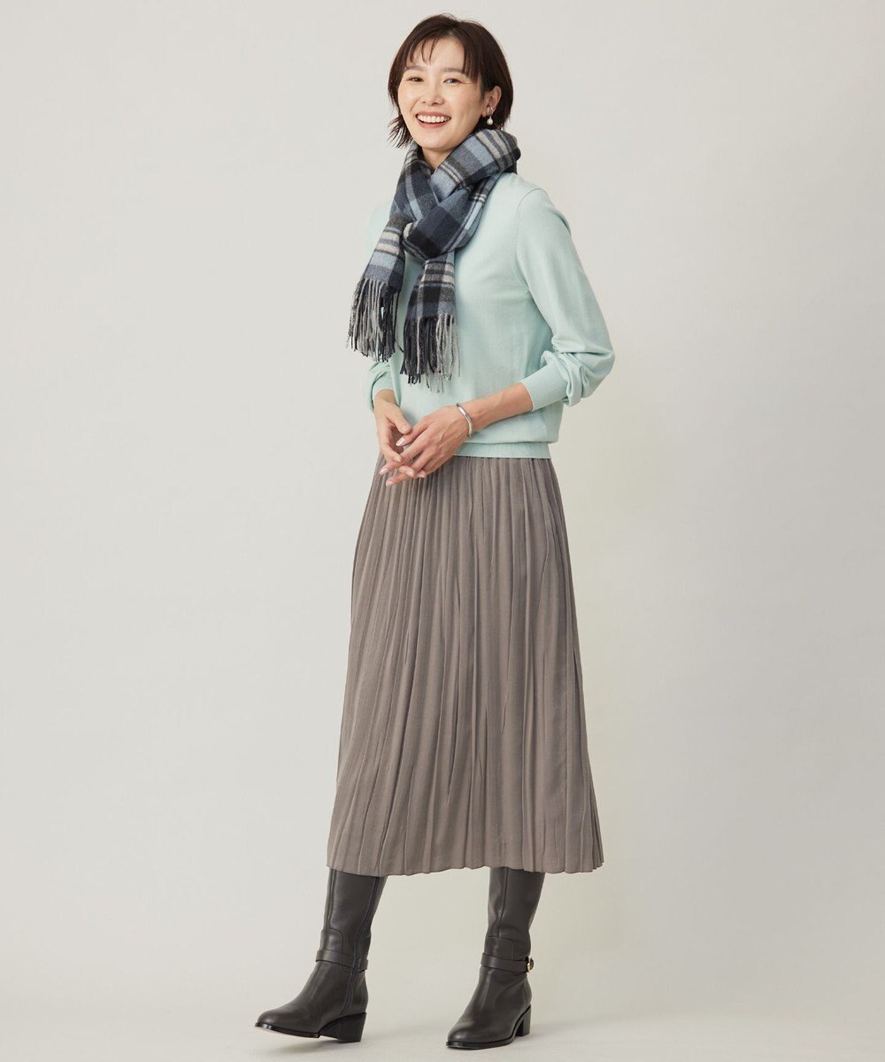 J.PRESS LADIES 【洗える】カシミヤチェック ストール 