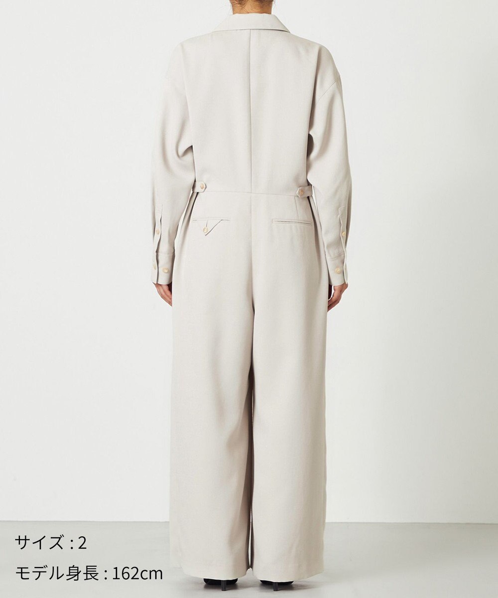 NAVE 【ReNAVE・洗える/UVカット】スパンポリエステル ジャンプスーツ 