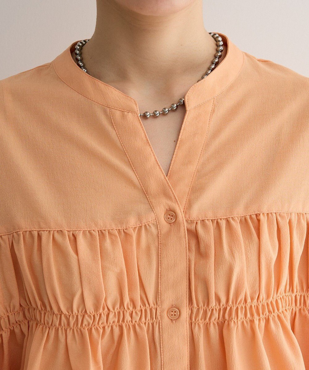 Green Parks シャーリングスキッパーシャツ 