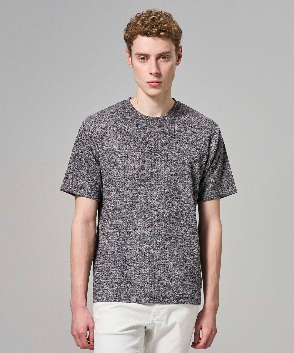 JOSEPH HOMME 【WEB・一部店舗限定】 メランジウィーブ　半袖カットソー 