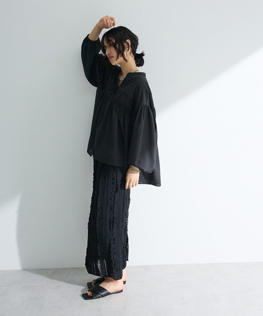 Green Parks シャーリングスキッパーシャツ 