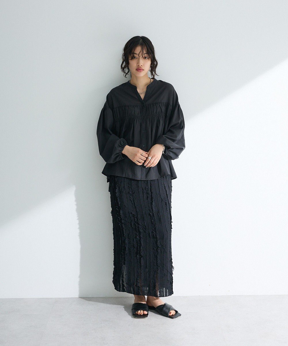 Green Parks シャーリングスキッパーシャツ 