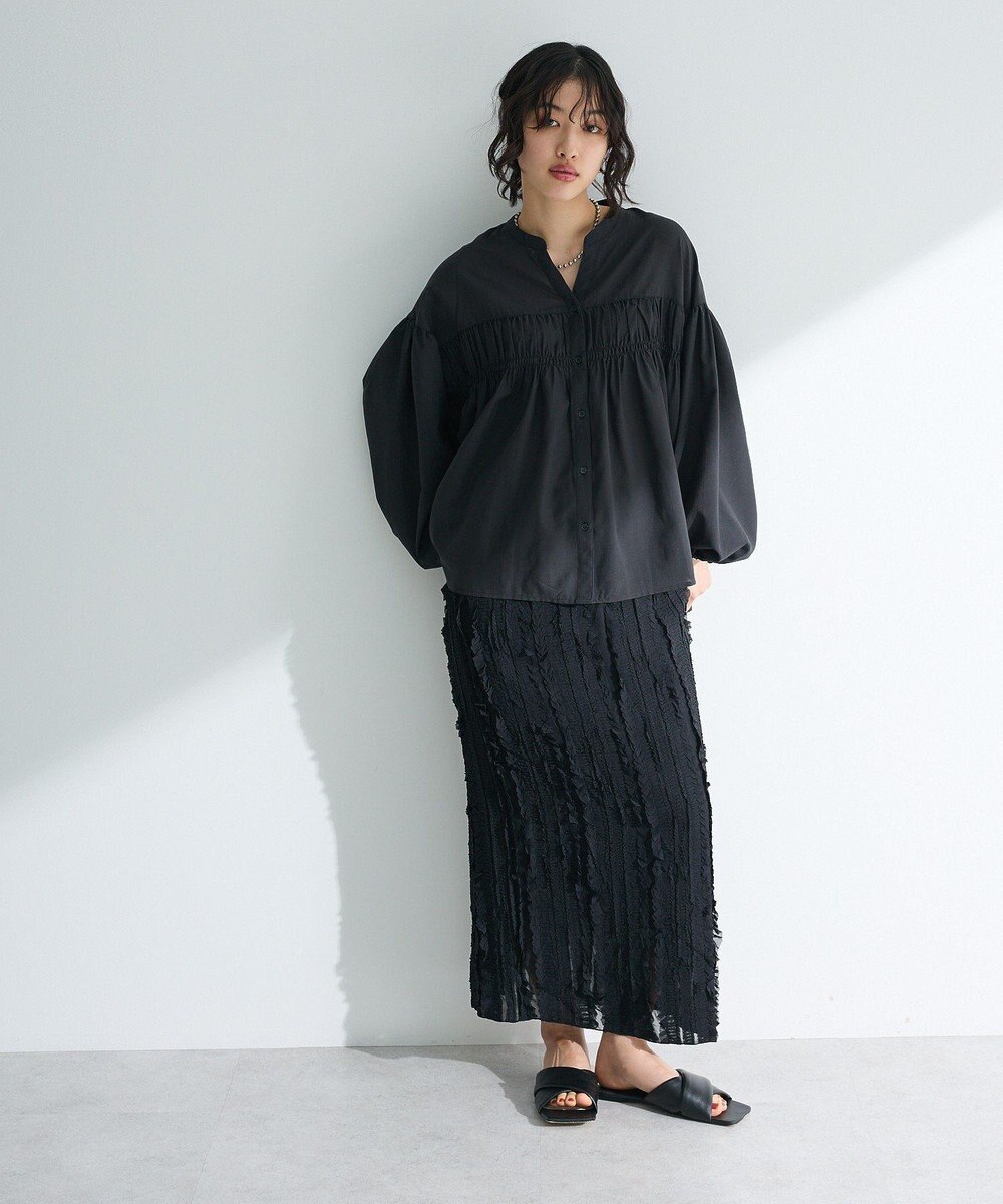 Green Parks シャーリングスキッパーシャツ 