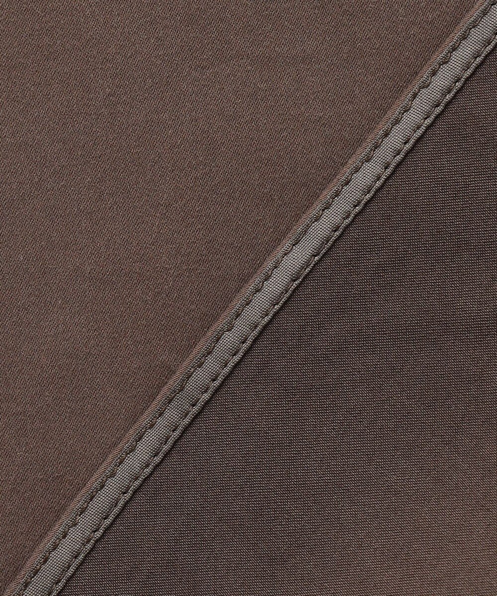 自由区 ブラッシュドコットンサテン シャツ 