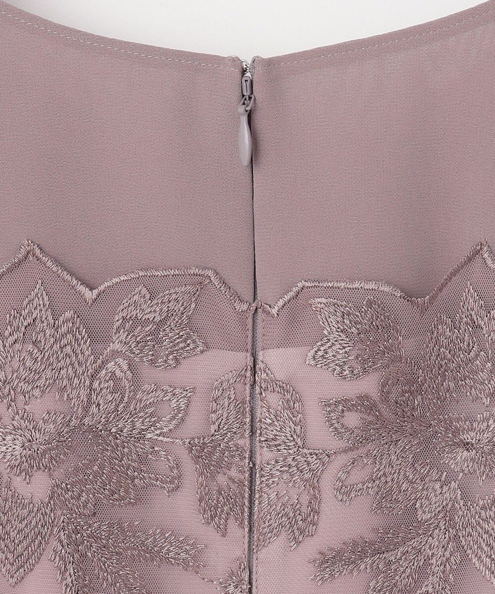 ANY SIS 【洗える】フラワー刺繍パーツ ワンピース 