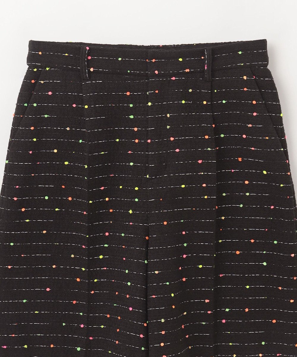 GRACE CONTINENTAL ネオンドットジャガードパンツ 