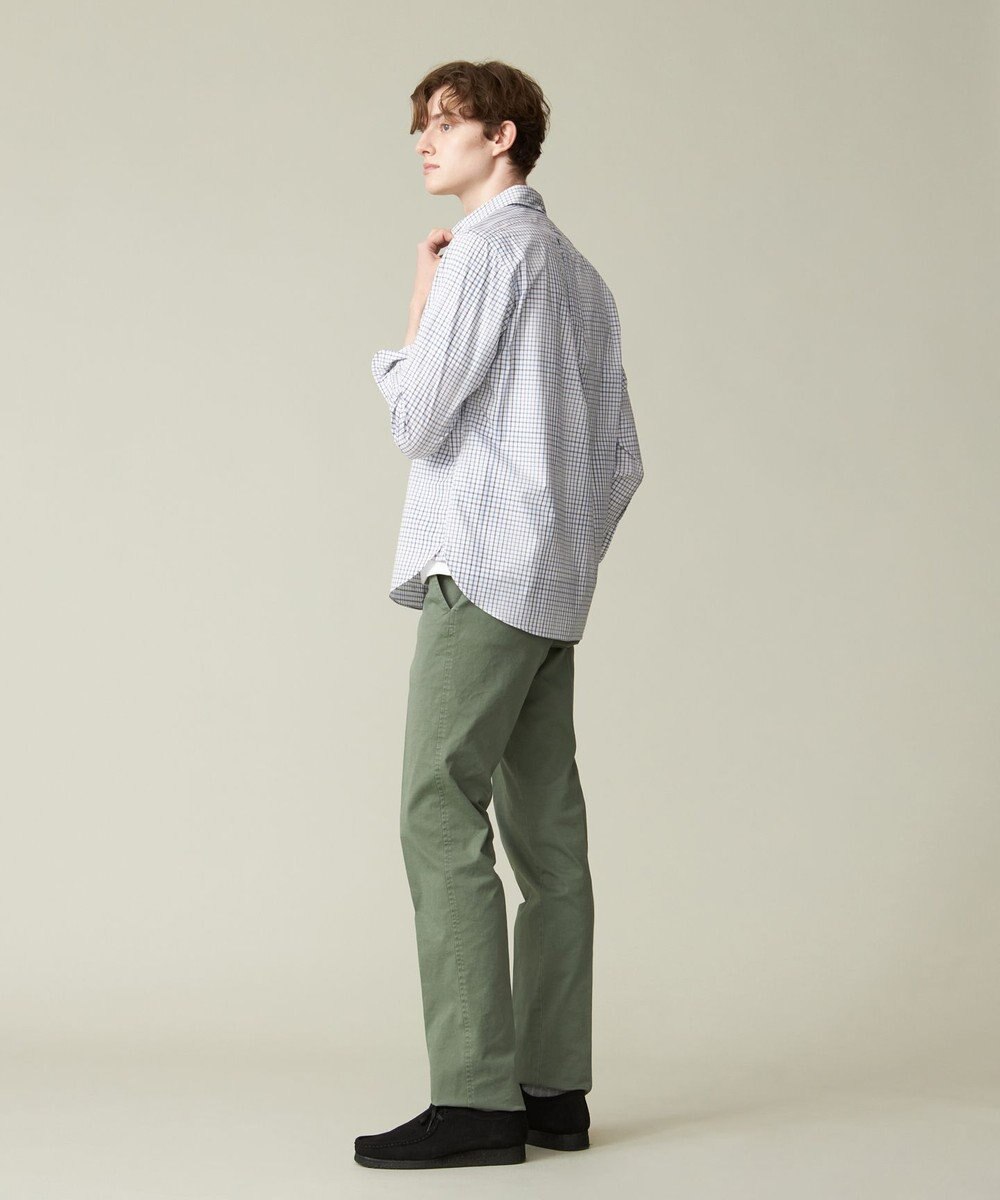 J.PRESS MEN ポプリンマルチチェック ボタンダウンシャツ 