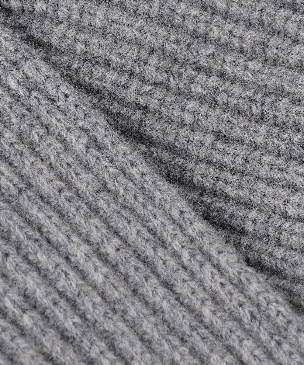 23区 S 【洗える】ウールカシミヤチャンキー クロップド スキッパーニット 