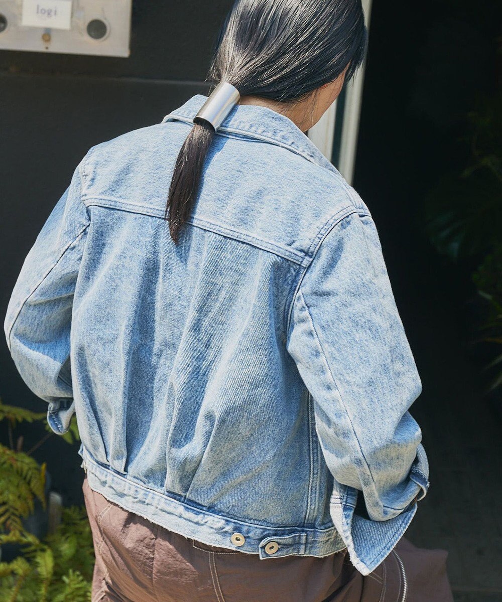 woadblue 【157】Back Balloon Jacket デニムジャケット 