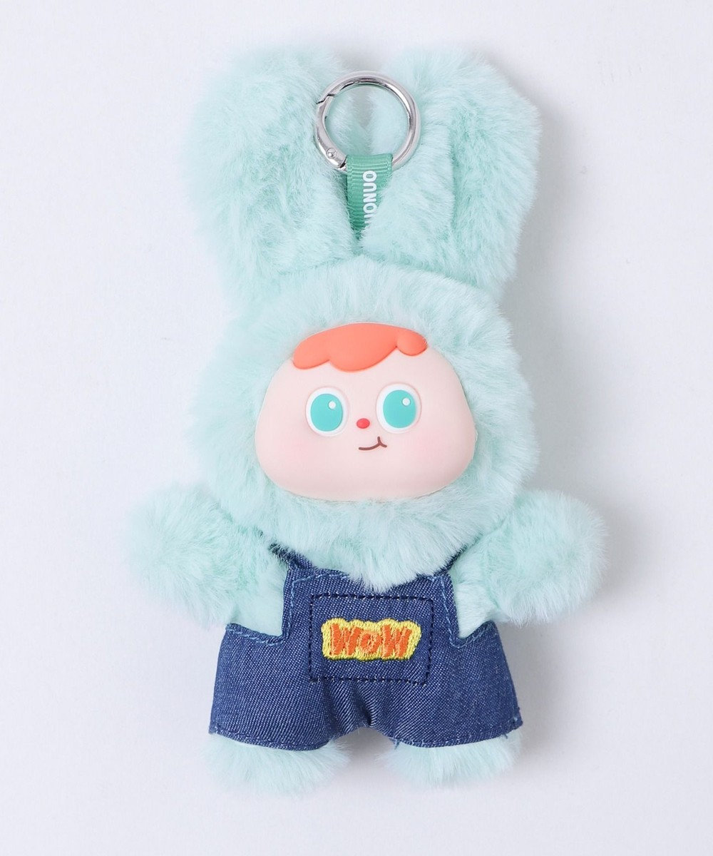 WEGO ぷっくりサロペうさちゃんぬいぐるみキーホルダー 