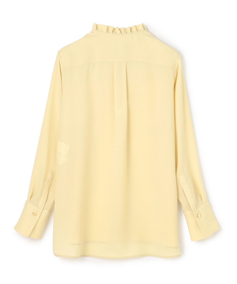 BEIGE， 【洗える】STOW / フリルタイブラウス 