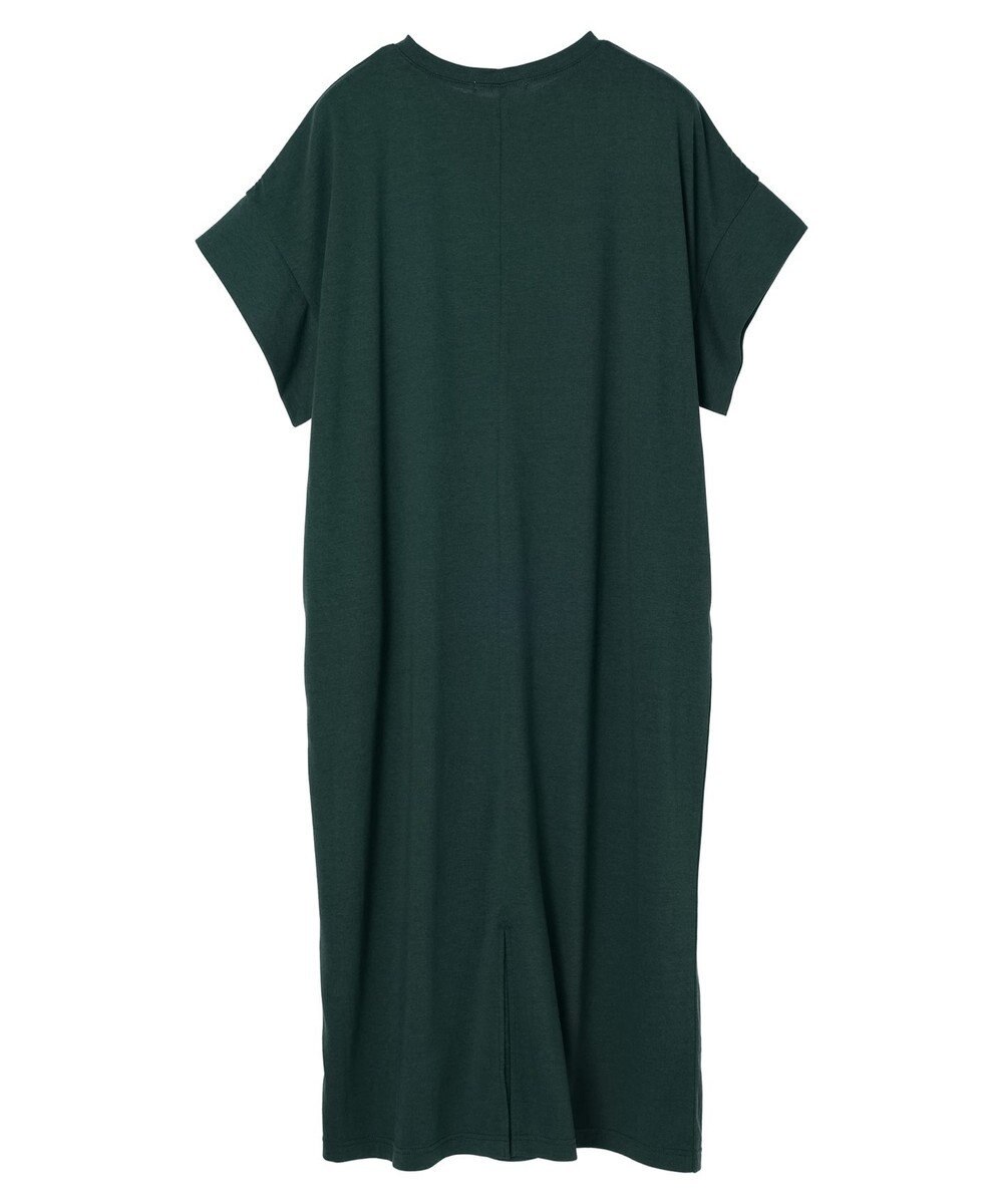 Green Parks 接触冷感　袖切替えカットワンピース 