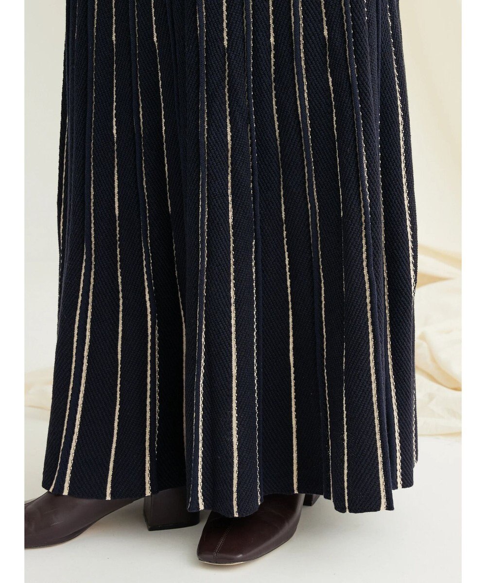 CRAFT STANDARD BOUTIQUE 配色ストライプニットスカート 