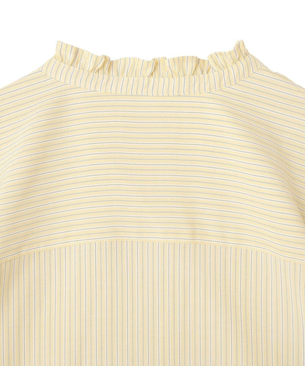 AMERICAN HOLIC スタンドフリルストライプスキッパーブラウス 