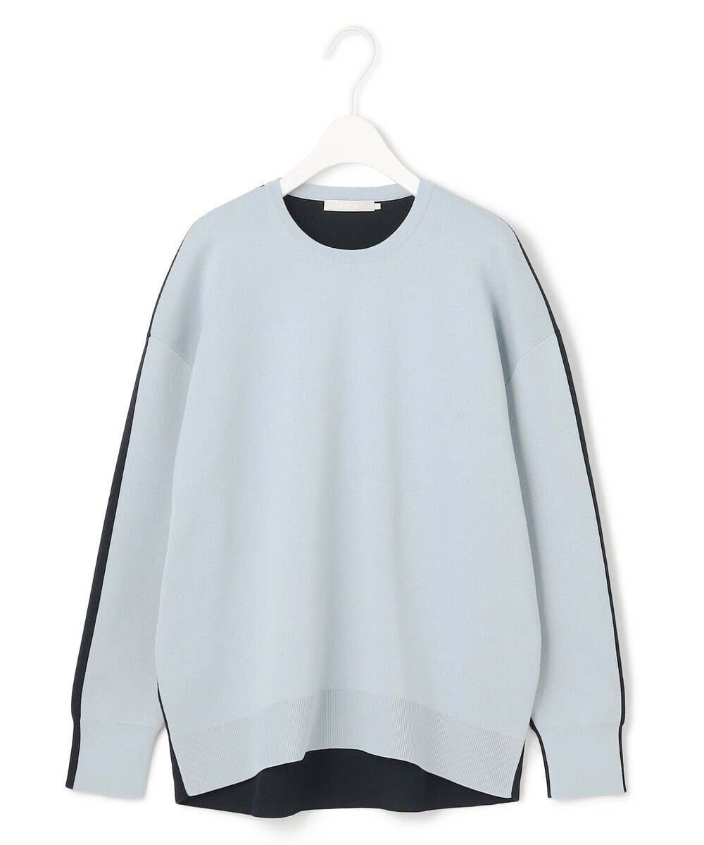 ICB 【WEB限定カラーあり・洗える】コットンポリエステルスムース  ニットプルオーバー 