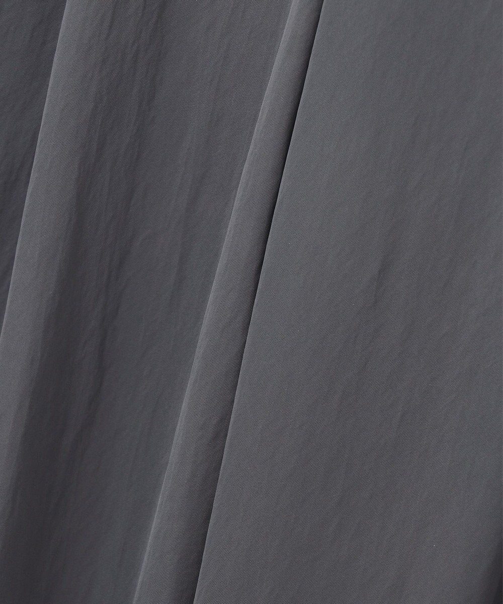 ICB 【接触冷感・UVケア・洗える】 ヴィスコースナイロンサテン ワイドパンツ 