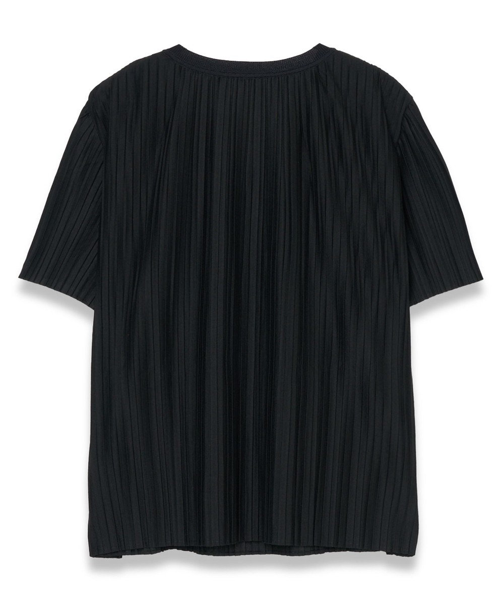 JOSEPH 【洗える】プリーテッドジャージー　ラウンドネックTシャツ 