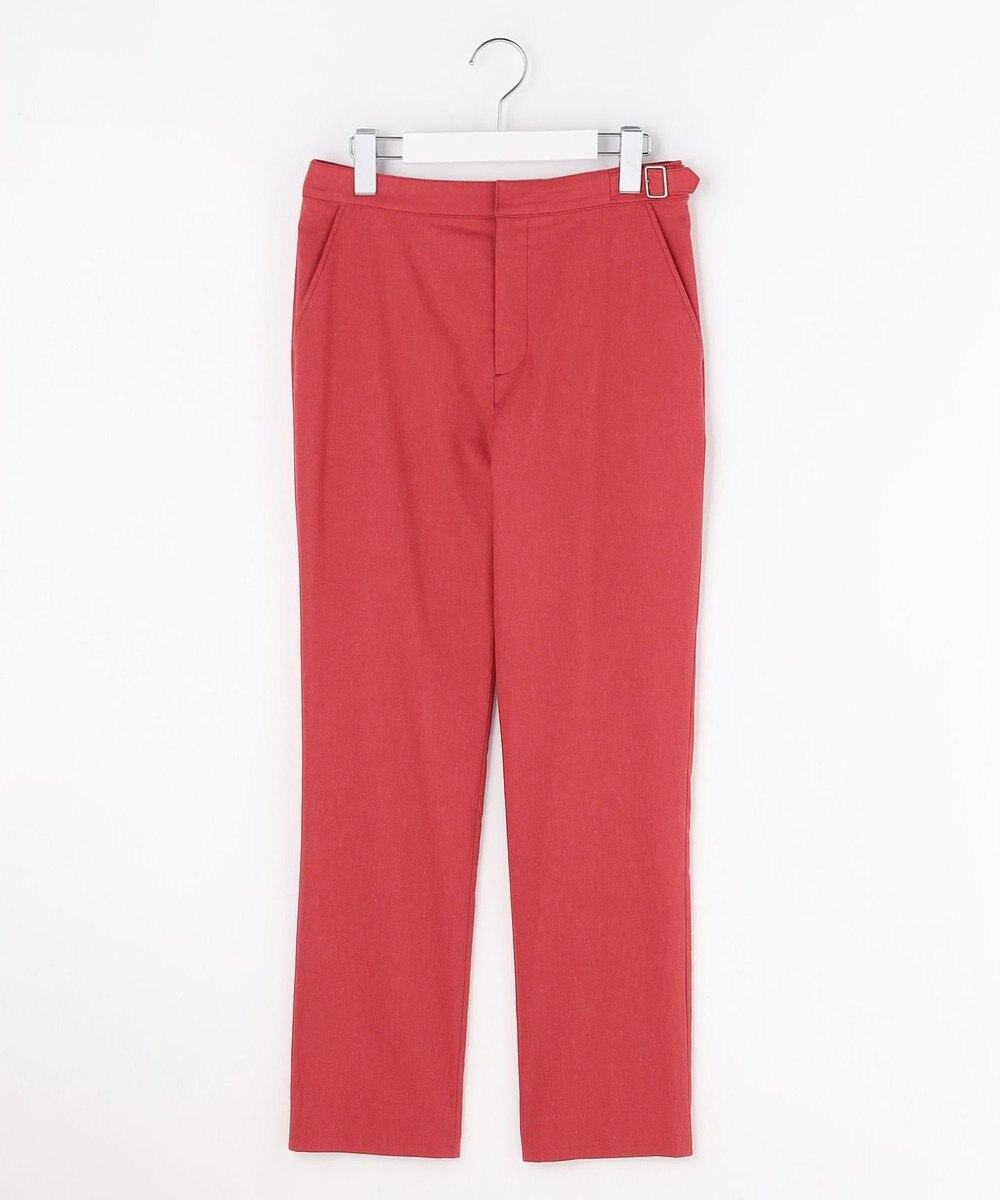 J.PRESS LADIES 【WEB限定カラーあり】セルロースリネンストレッチ テーパード パンツ 