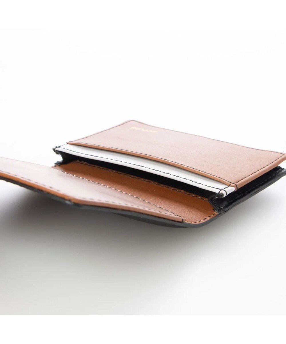 UNBILLION perche 牛革カラーコンビカードケース 