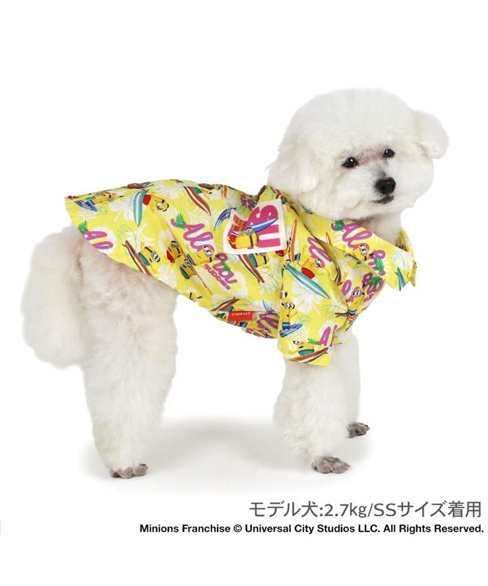 PET PARADISE ミニオン 接触冷感 背中開き アロハシャツ 《サーフ》 小型犬 