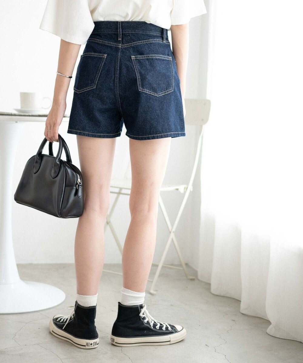 WEGO デニム台形ショートパンツ 