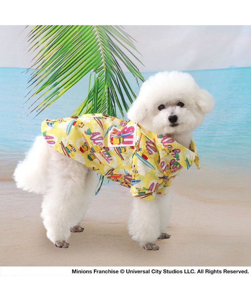 PET PARADISE ミニオン 接触冷感 背中開き アロハシャツ 《サーフ》 小型犬 