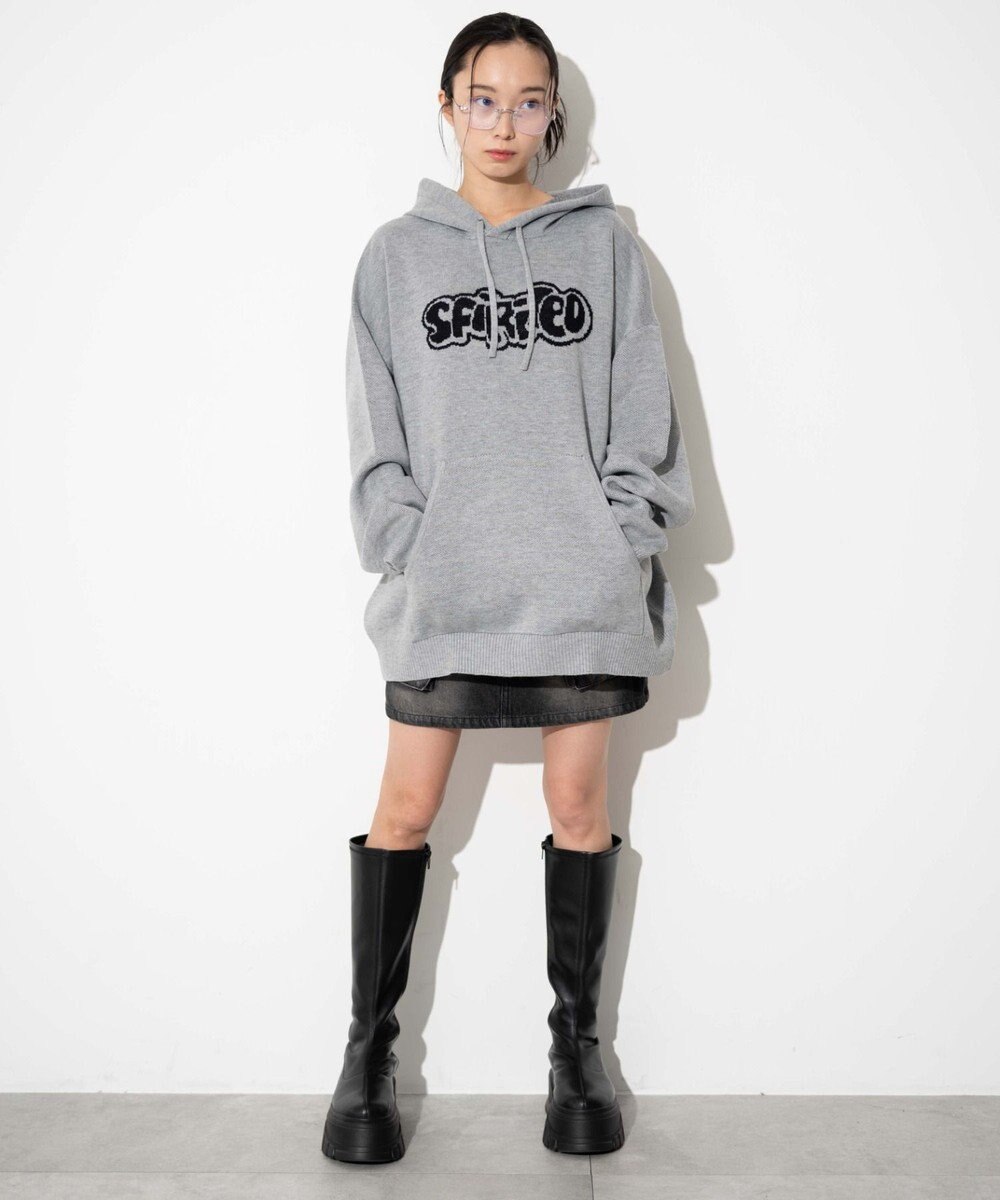 WEGO 【ユニセックス着用ITEM】ジャガードグラフィックパーカー 