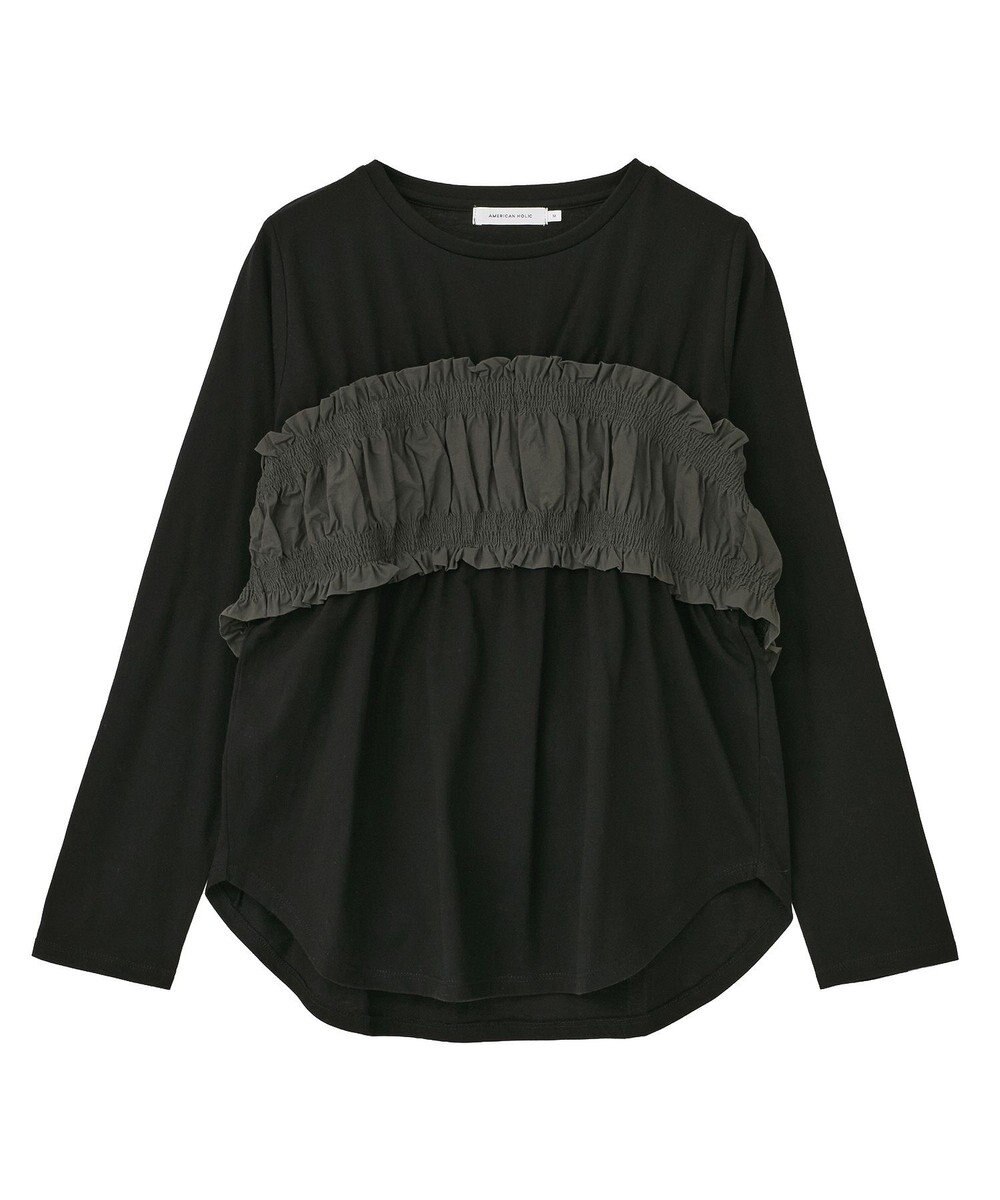 AMERICAN HOLIC ビスチェレイヤードプルオーバー 
