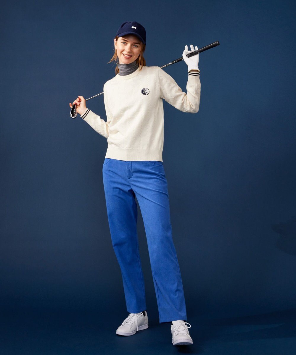 23区GOLF 【WOMEN】【ストレッチ】コーデュロイ カラーパンツ 