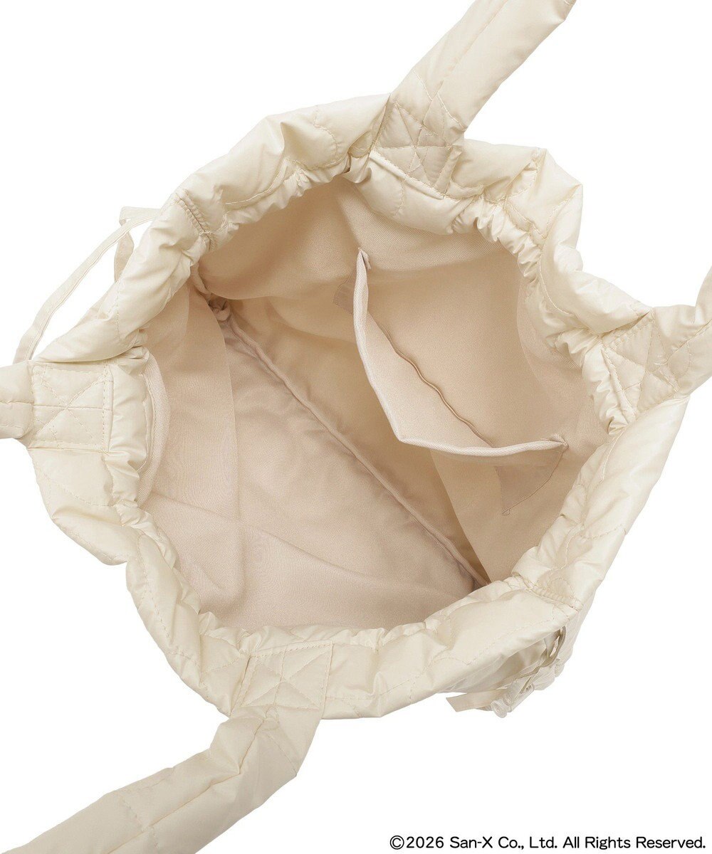 earth music&ecology 【予約】リラックマ×earth シルエットキルトトートバッグ 