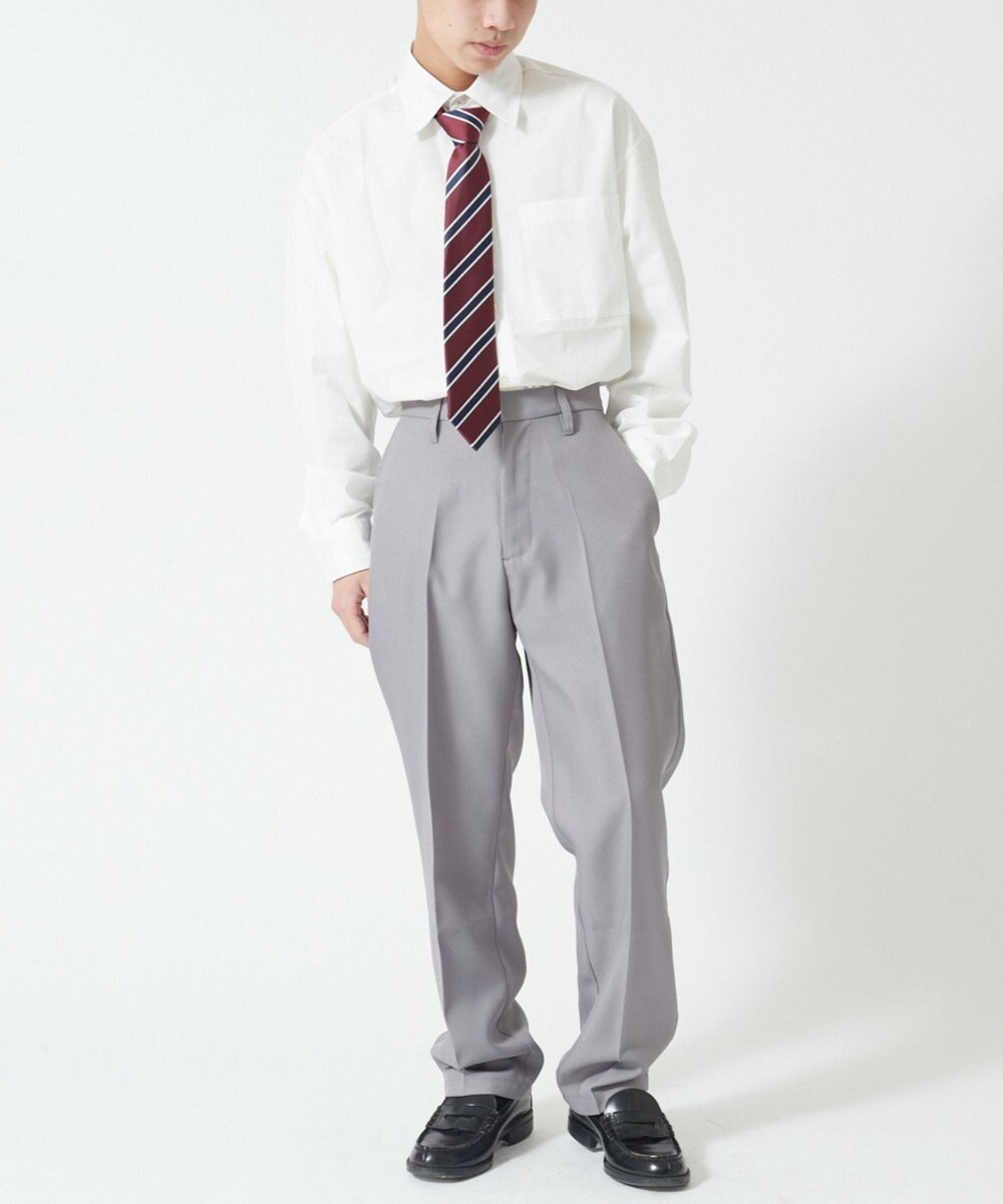 WEGO 【SCHOOLITEM】メンズエンブレム柄スクールネクタイ 