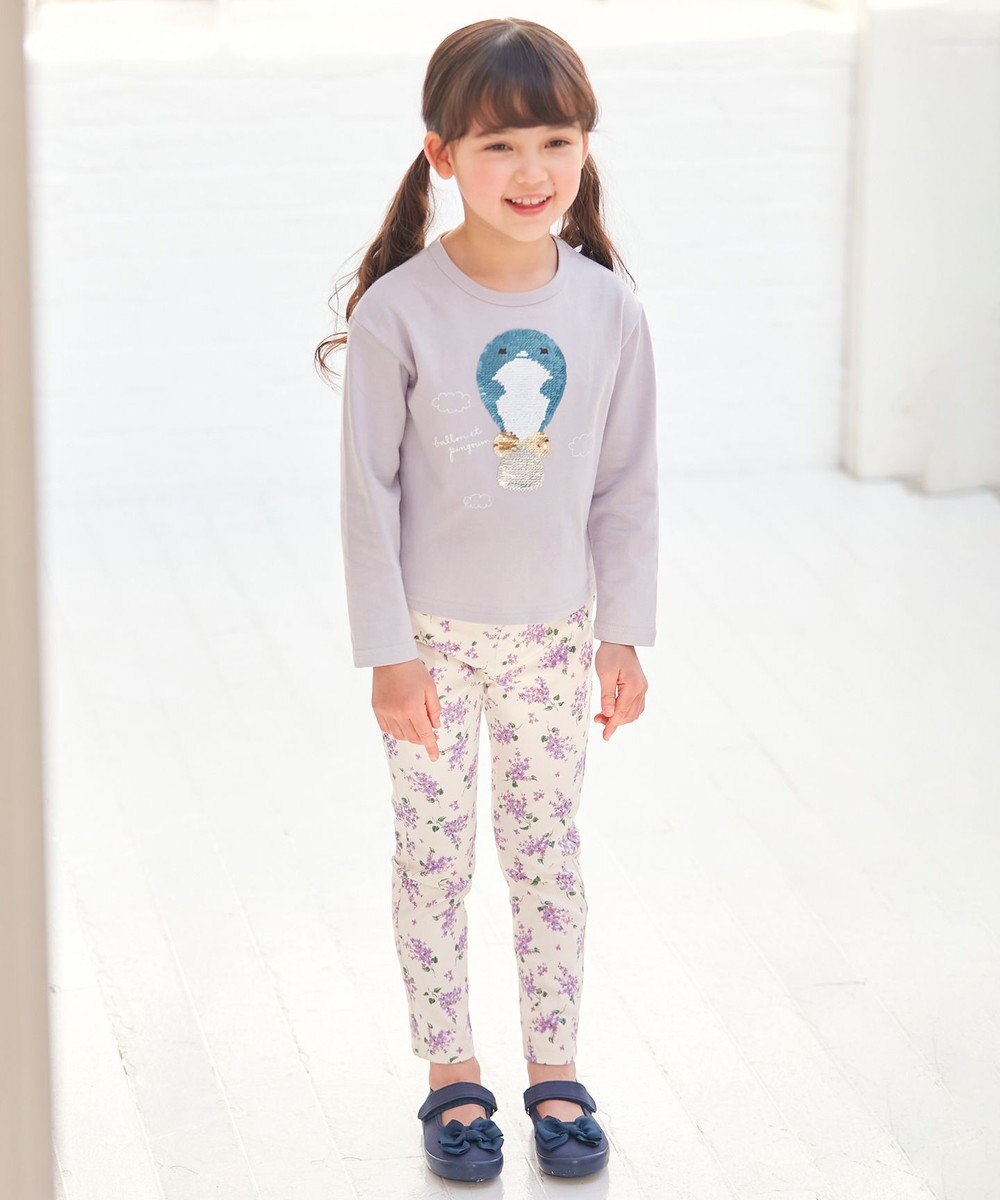 ANY KIDS 総柄 カット パンツ 