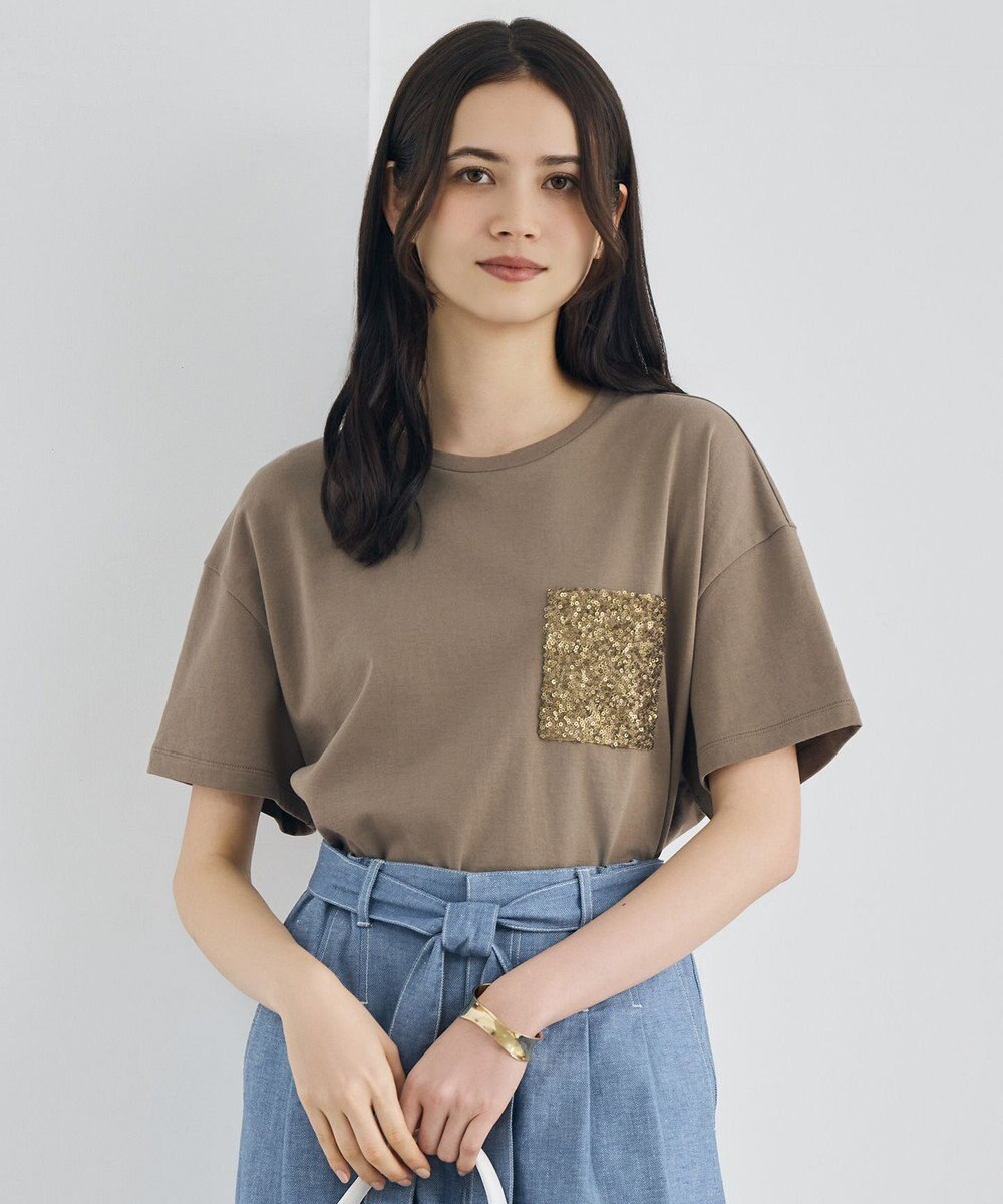 自由区 S スパングルポケットＴシャツ 