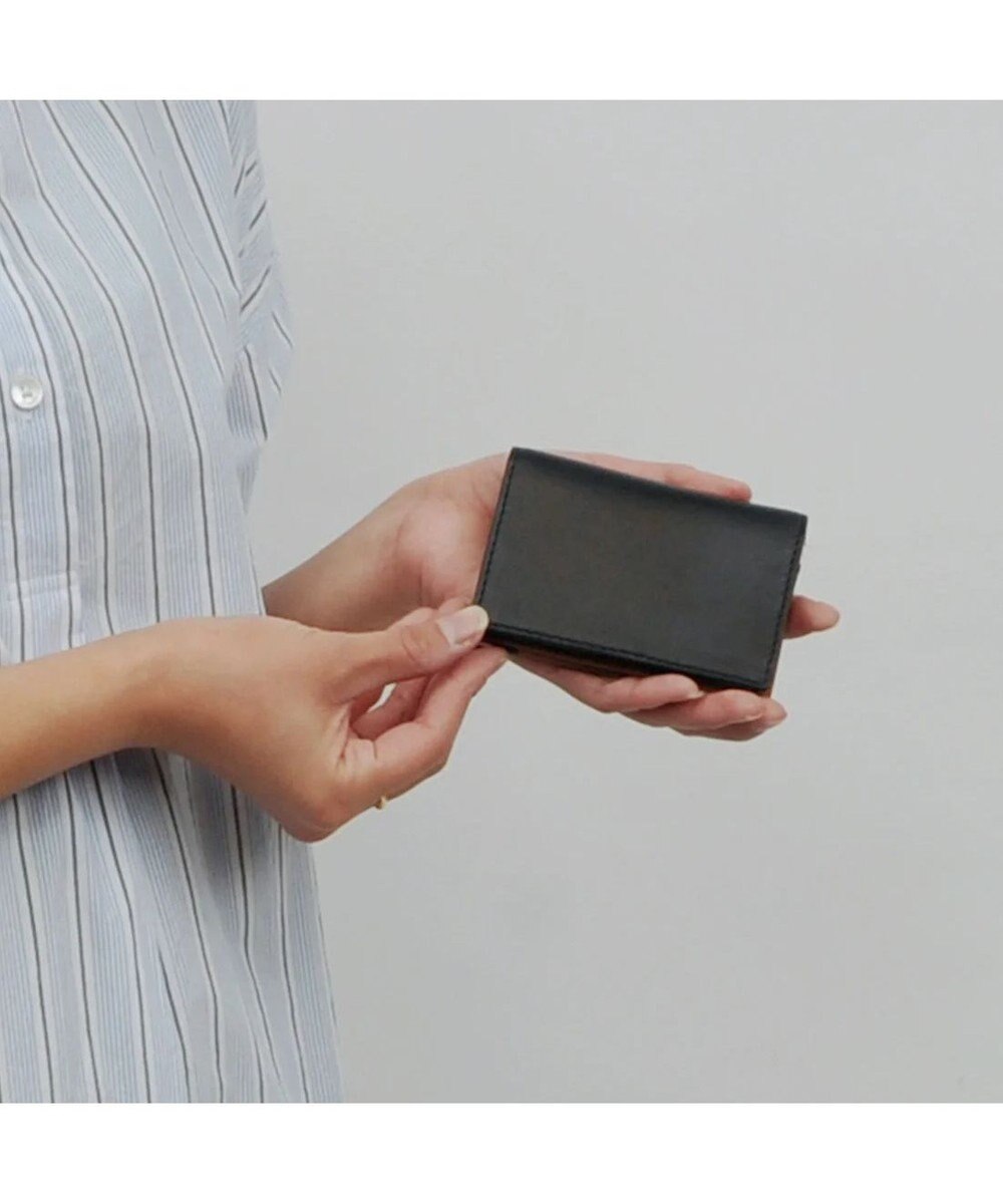 UNBILLION perche 牛革カラーコンビカードケース 