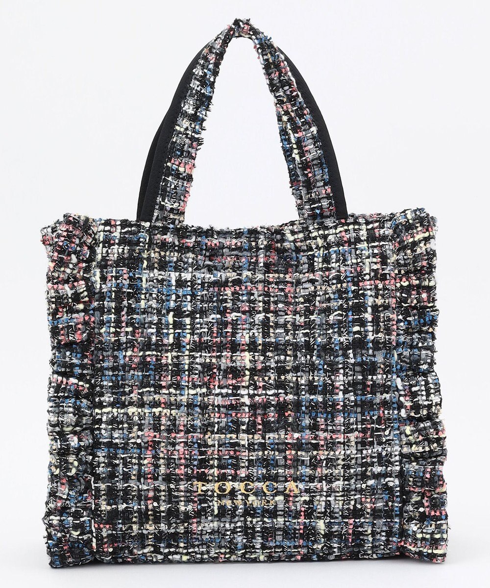 TOCCA 【美人百花掲載】【一部カラー撥水】TRIM WAVES MINITOTE ミニトートバッグ 