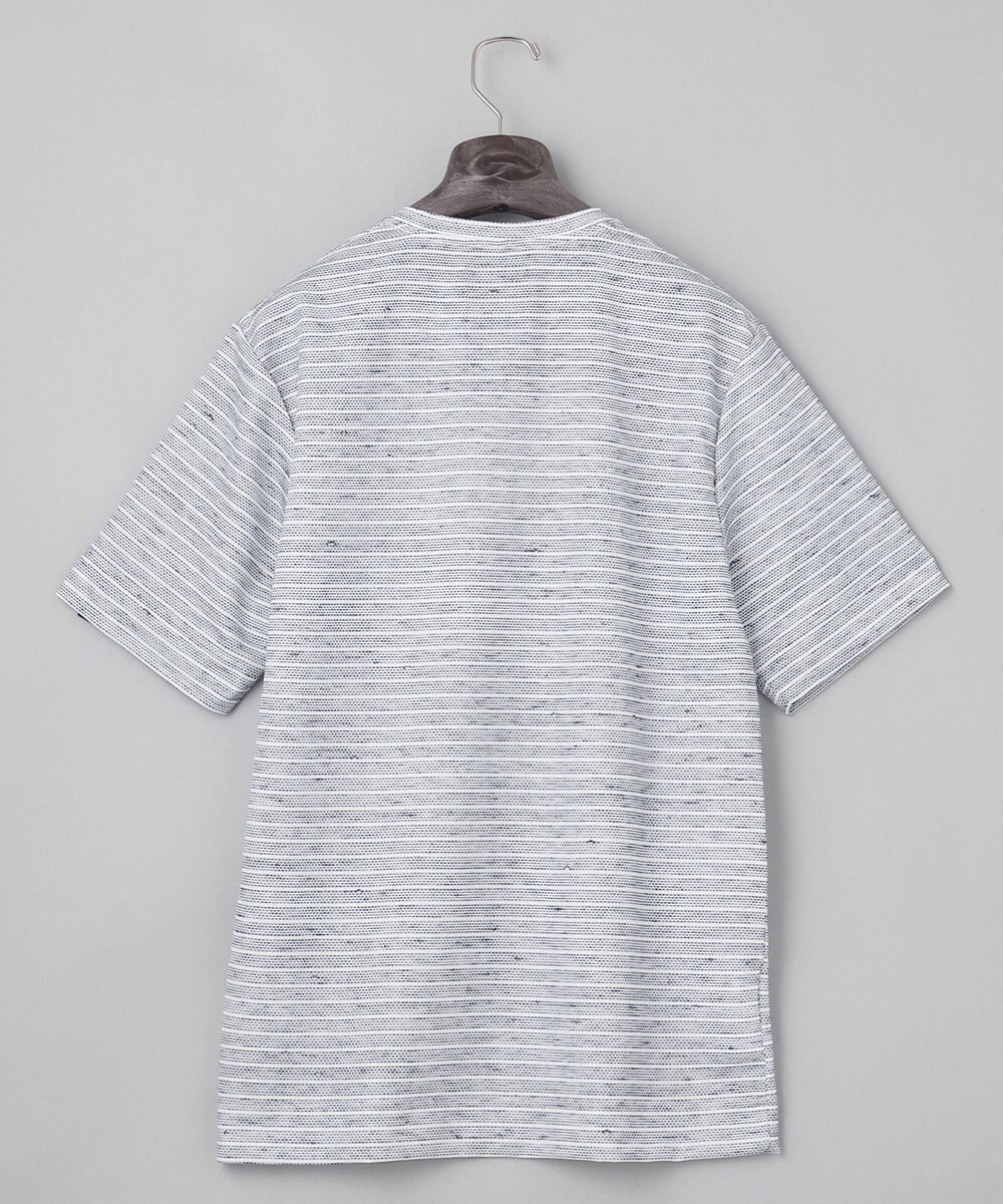 GOTAIRIKU NEW【麻混の清涼感】ノルマンディーリネン ボーダーTシャツ 