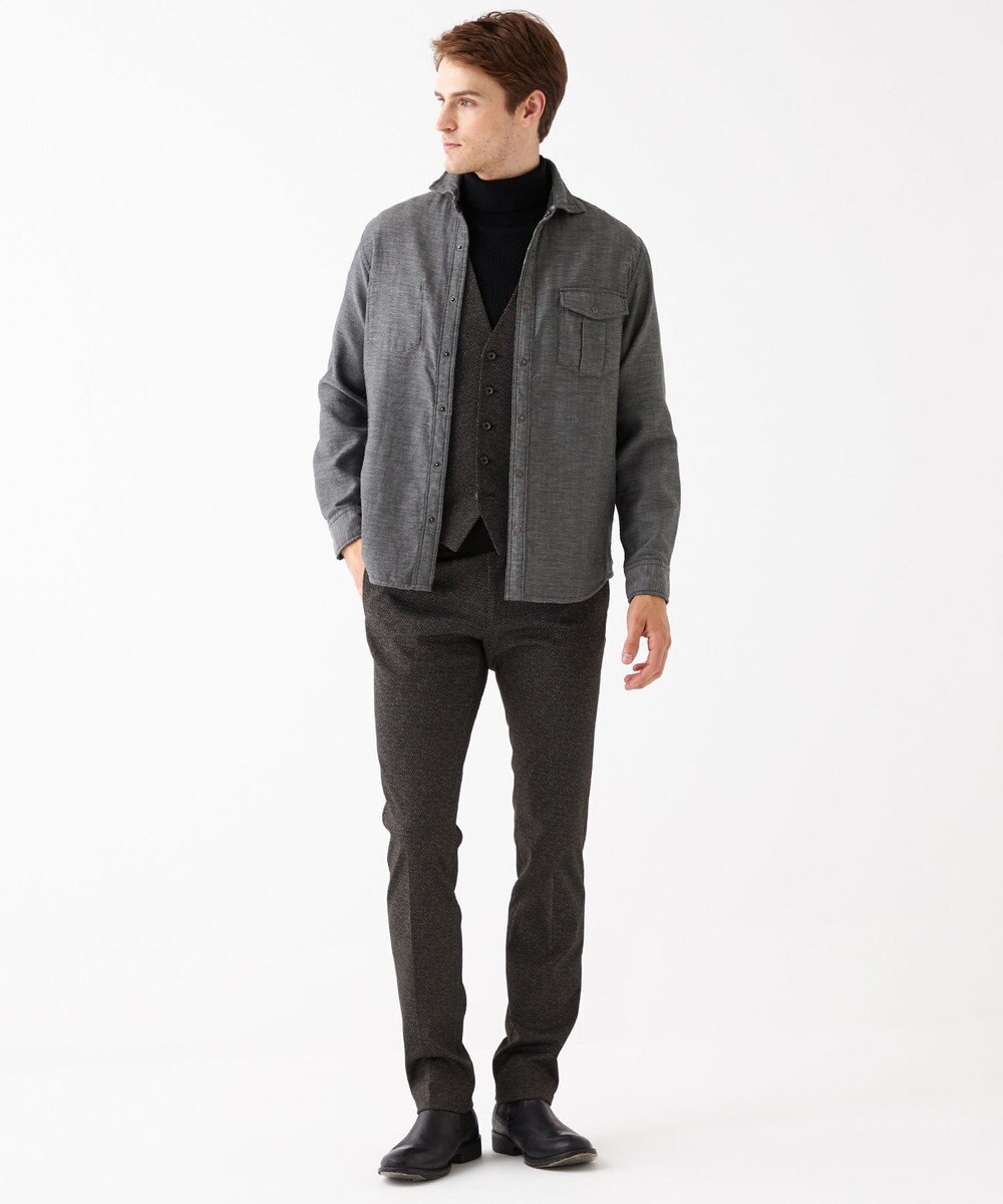 JOSEPH ABBOUD 【キングサイズ】リバーシブルチェック シャツ 