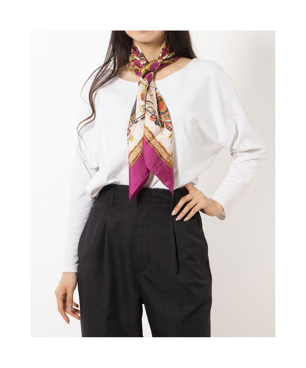 UNBILLION カカトゥ kakatoo / マーチングバンド柄シルクスカーフ 