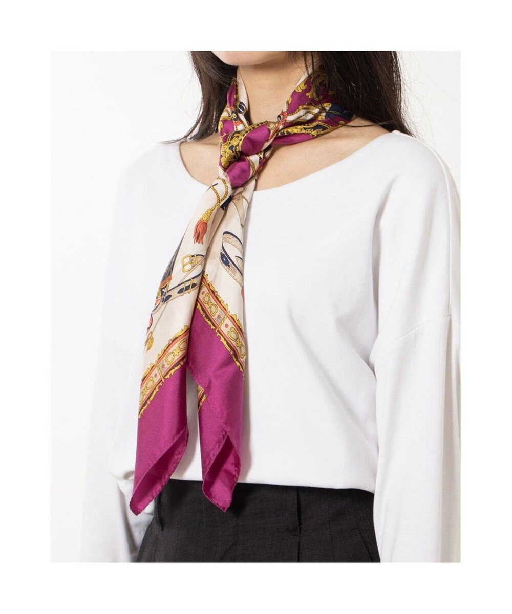 UNBILLION カカトゥ kakatoo / マーチングバンド柄シルクスカーフ 