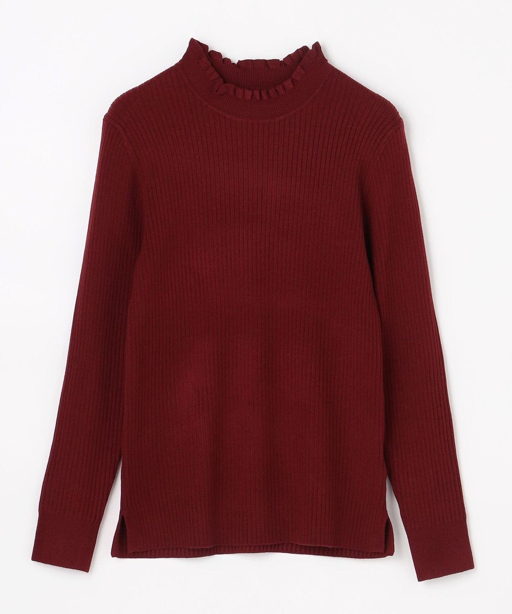 ANY L 【6色展開】フリルネックニット 