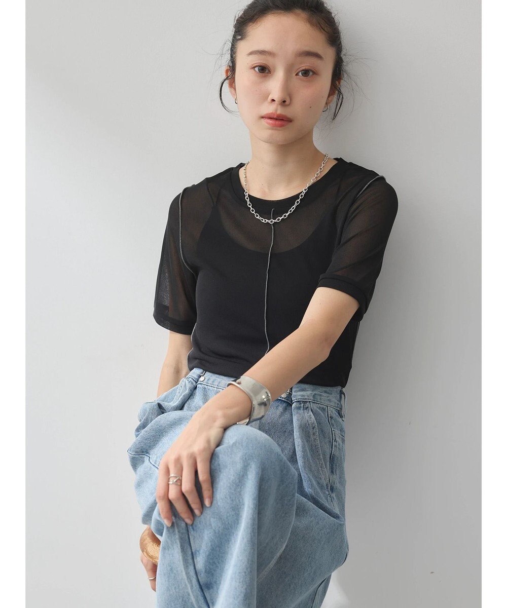 earth music&ecology シアーチュールプルオーバー 