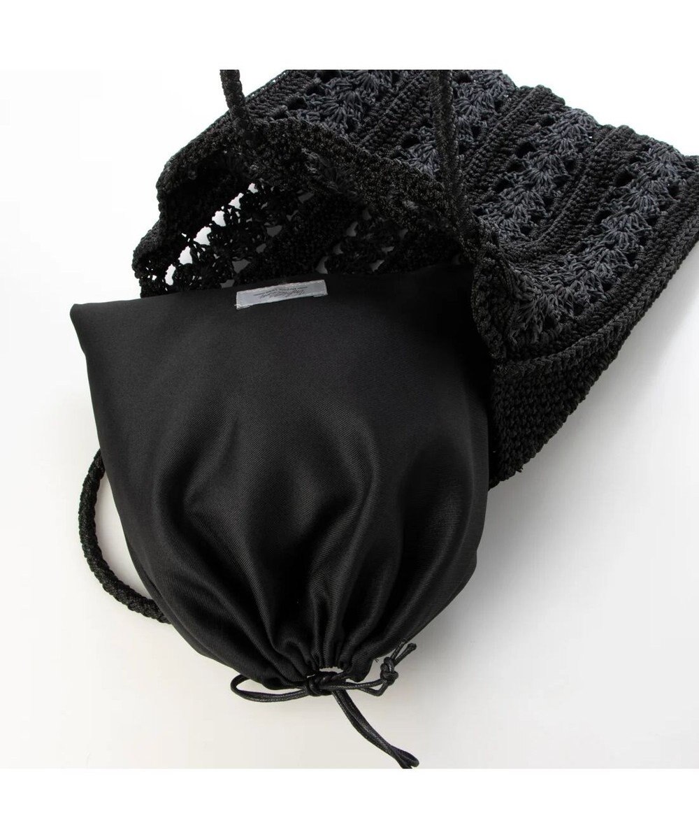 UNBILLION cachecache 切り替え松葉編みトートバッグ 