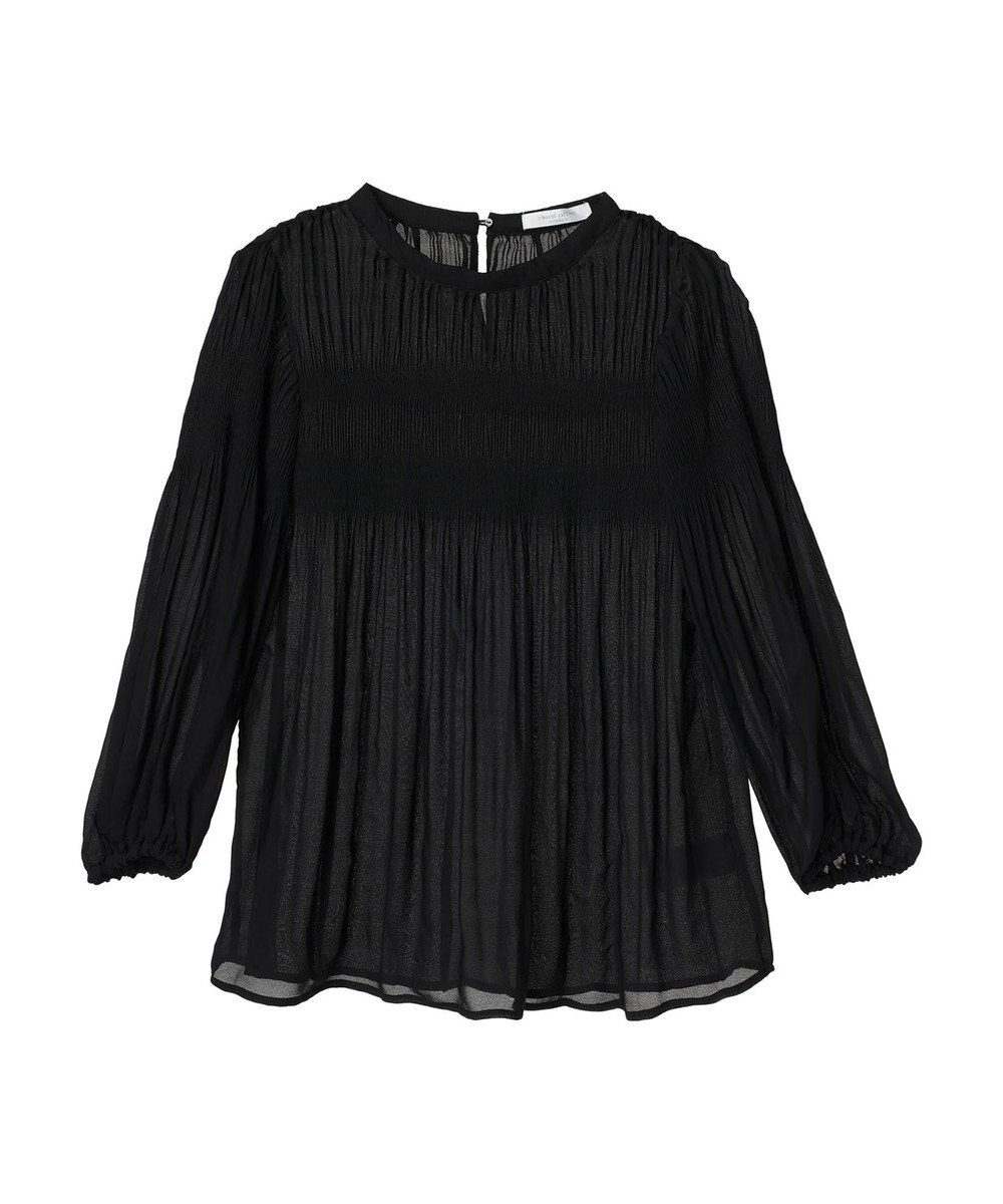 Green Parks マジョリカプリーツブラウス 